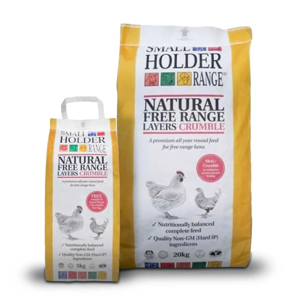 Allen & Page Small Holder Range Natural Free Range Layers Meal/Crumble