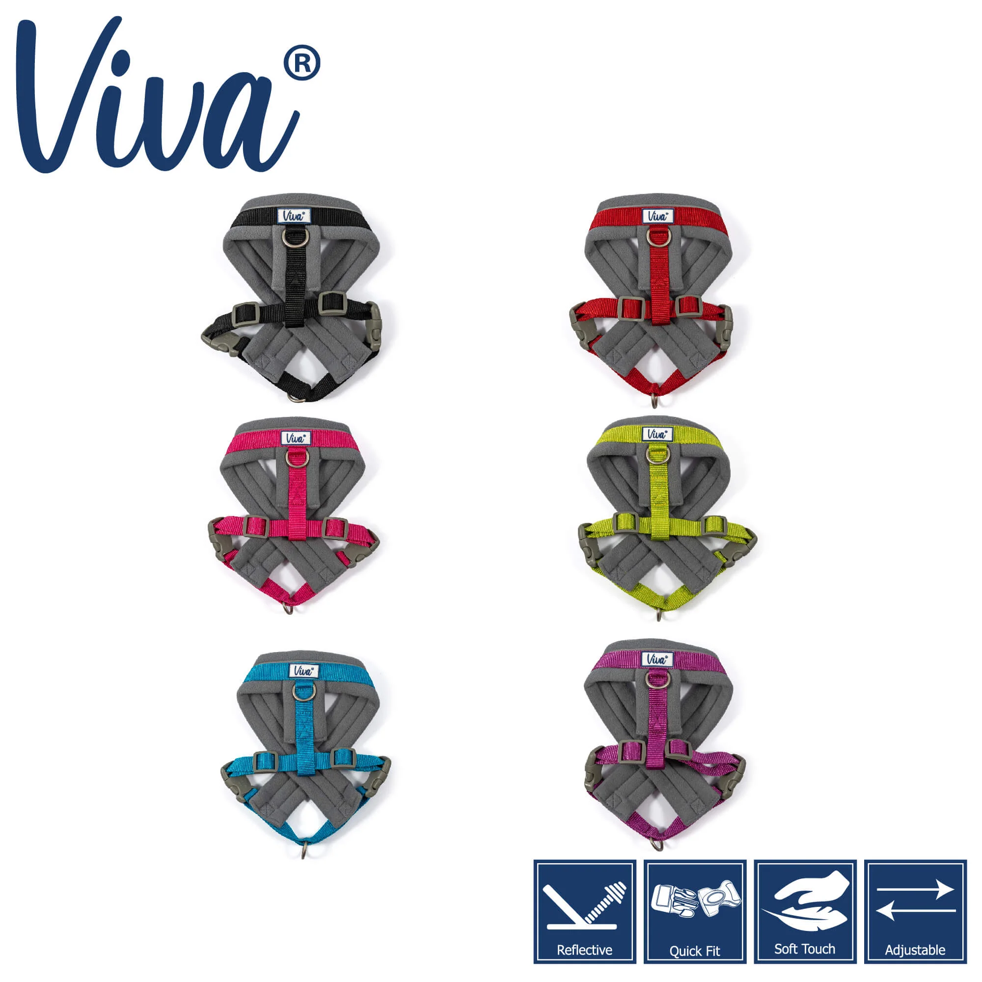 Ancol Viva Padded Dog Harness - Sizes Small to XXL - Image 2