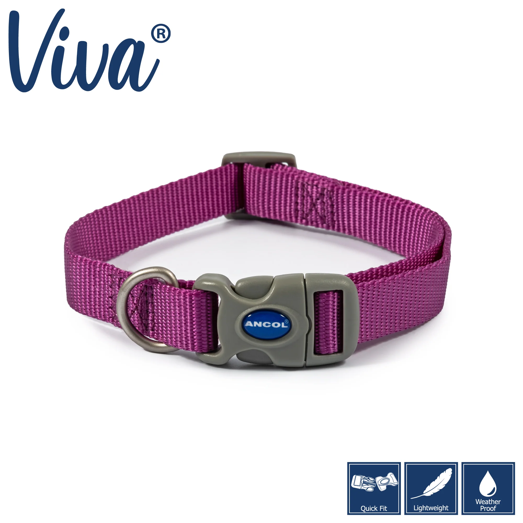 Ancol Viva Quick Fit Adjustable Dog Collar - Image 3