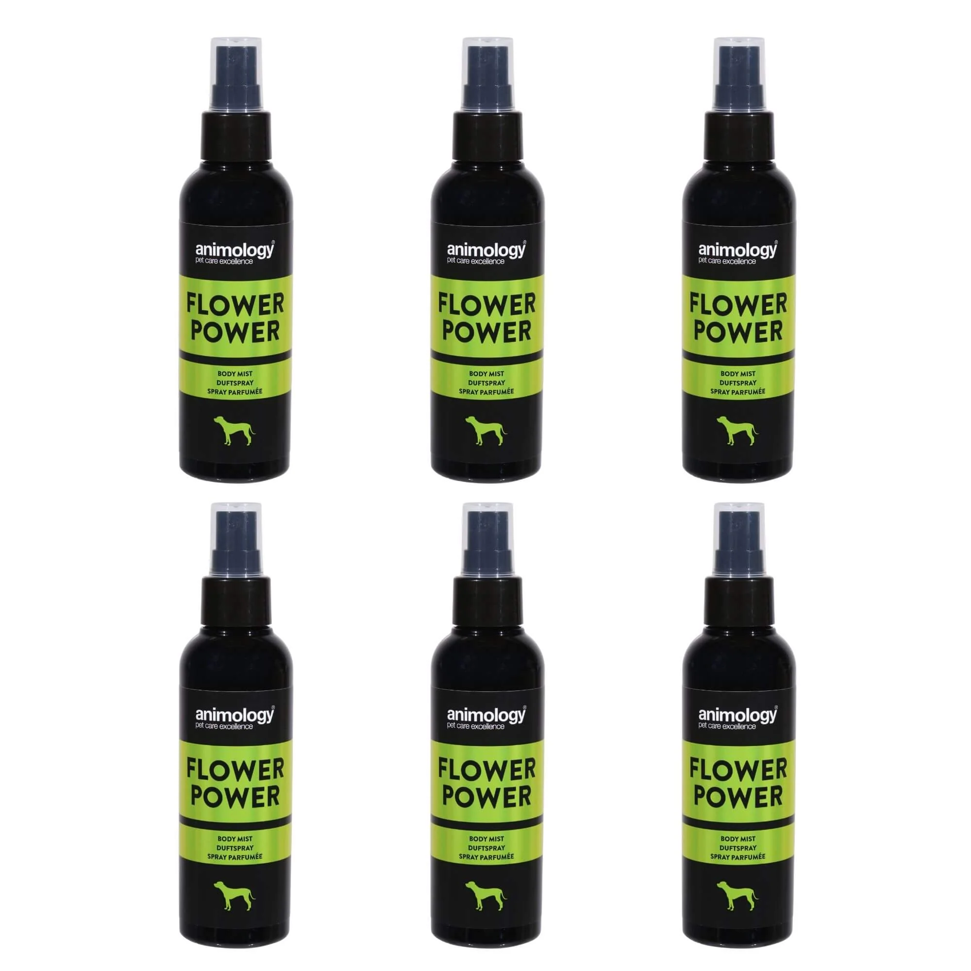 Animology Body Mist Flower Power Dog Fragrance 6 x 150ml