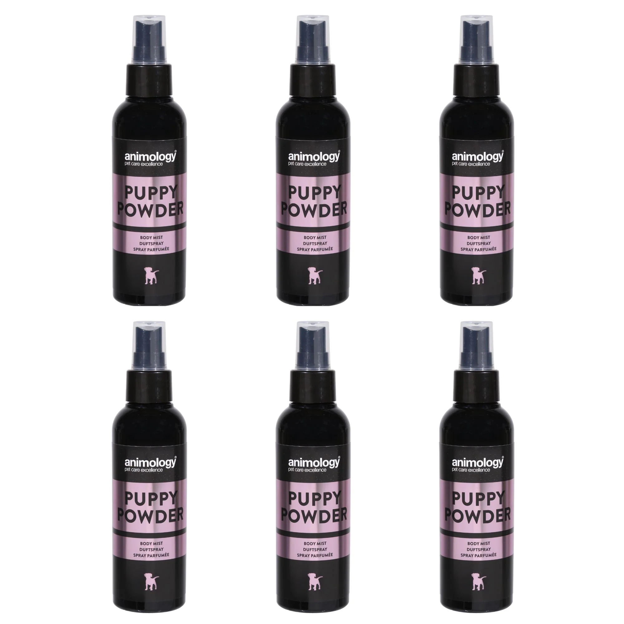 Animology Body Mist Puppy Powder Fragrance Mist 6 x 150ml