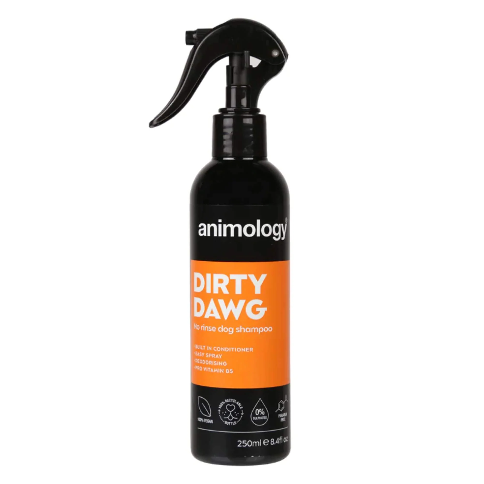 Animology Dirty Dawg No Rinse Dog Spray 6 x 250ml - Image 2