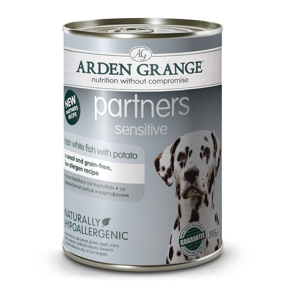 Arden Grange Partners Sensitive Fresh White Fish with Potato 24 x 395g - Image 2