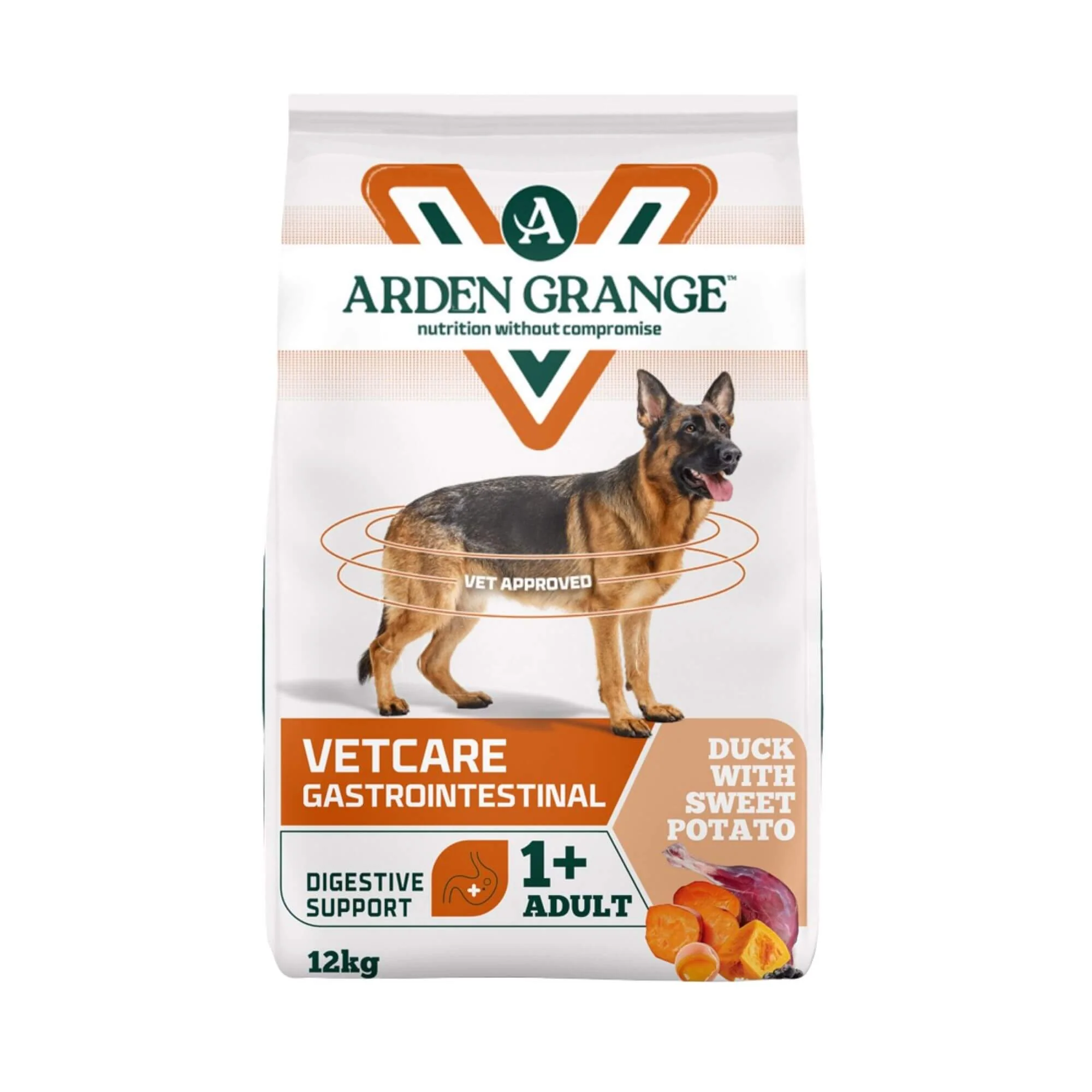 Arden Grange VetCare Gastrointestinal Duck with Sweet Potato 12kg