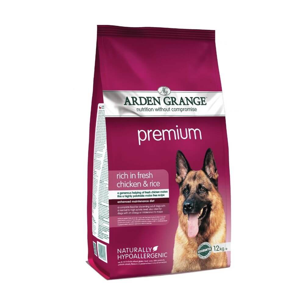 Arden Grange with Chicken & Rice Adult Premium Dog Food 12kg