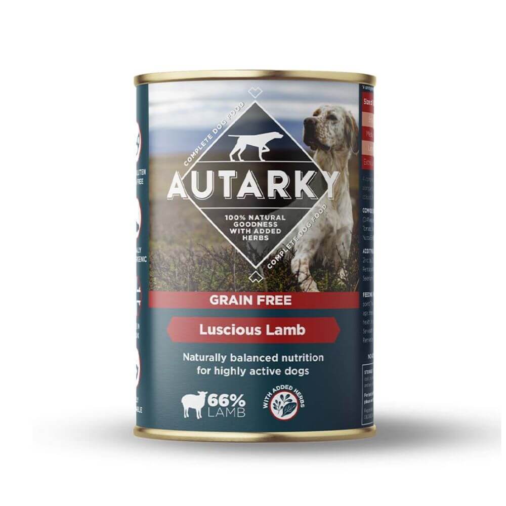 Autarky Grain Free Luscious Lamb Complete Wet Dog Food 12 x 395g