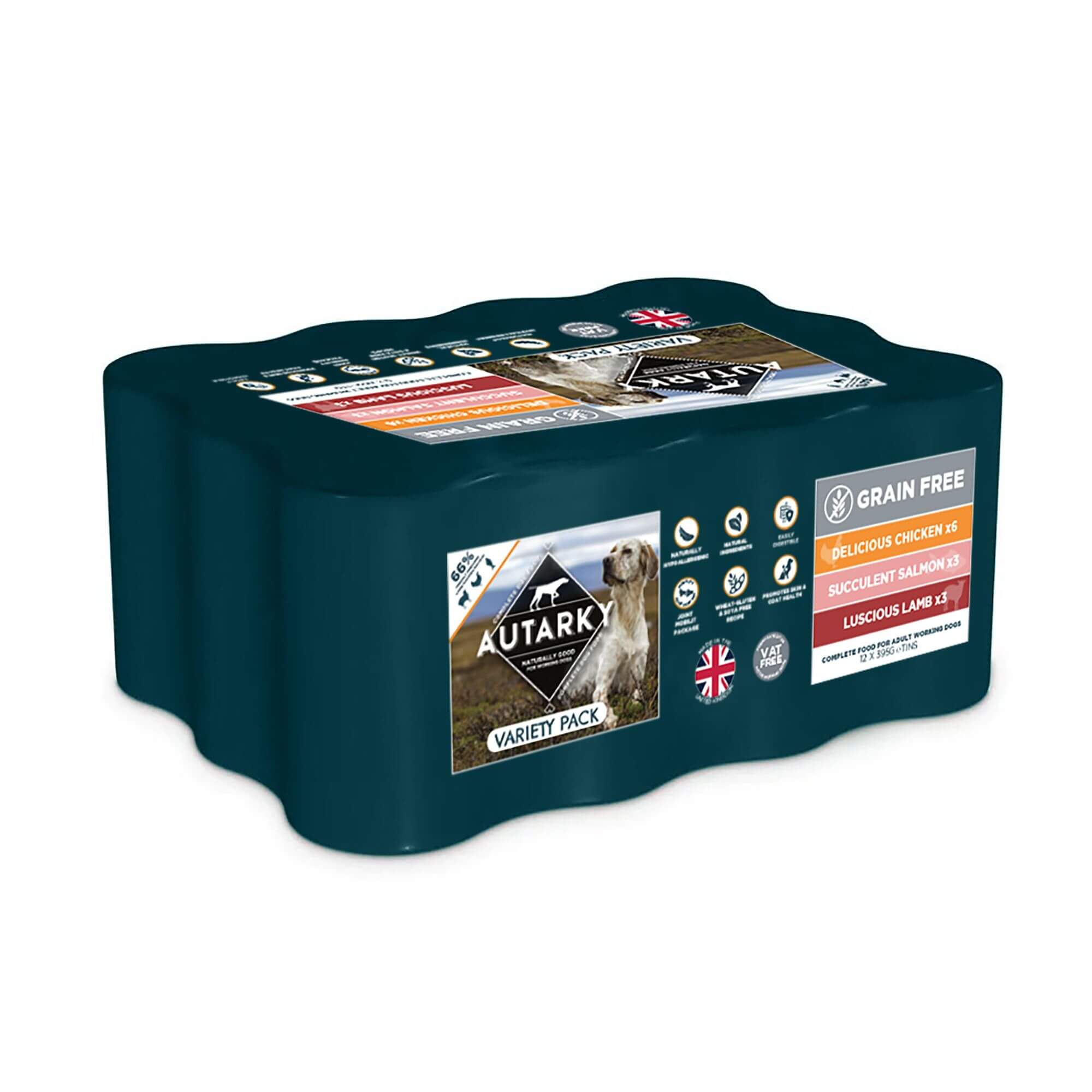 Autarky Grain Free Variety Pack Tins 12 x 395g