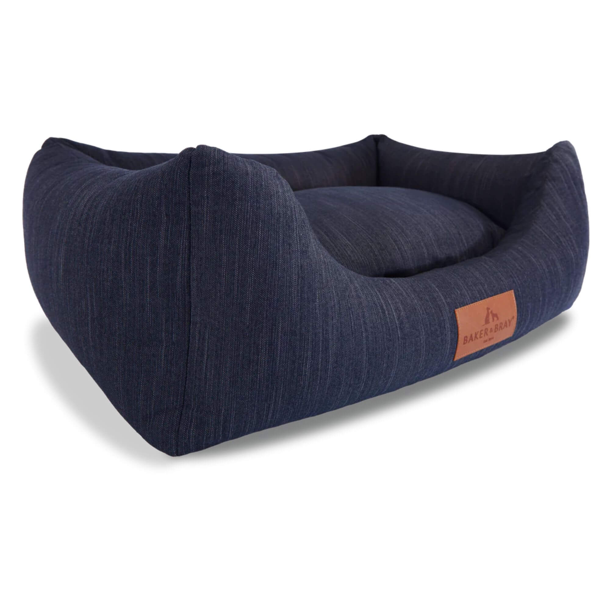 Baker & Bray Eco Comfort Orthopaedic Luxury Dog Bed - Navy Blue - Image 4