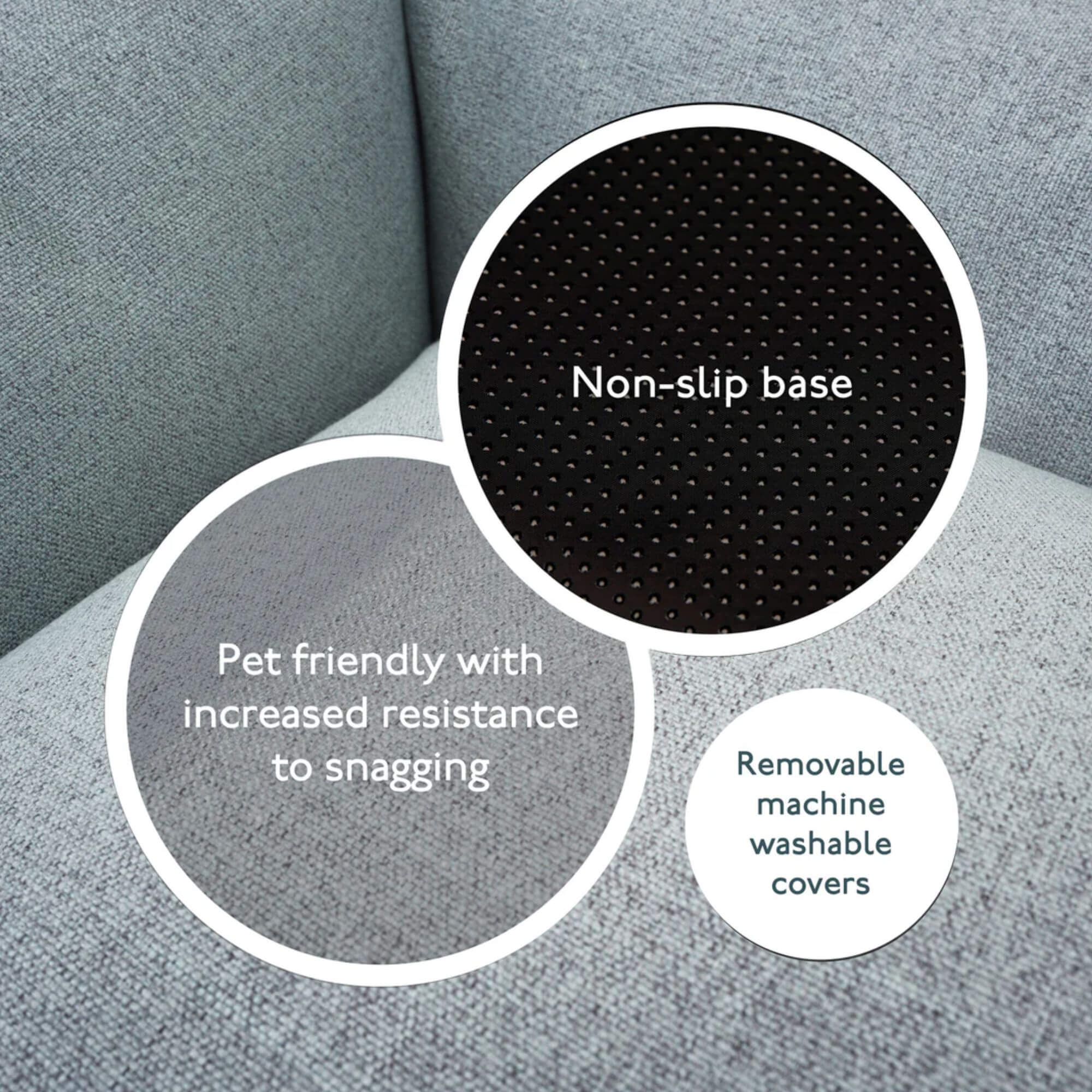 Baker & Bray Eco Luxe Orthopaedic Luxury Dog Bed - Peach Fuzz - Image 7