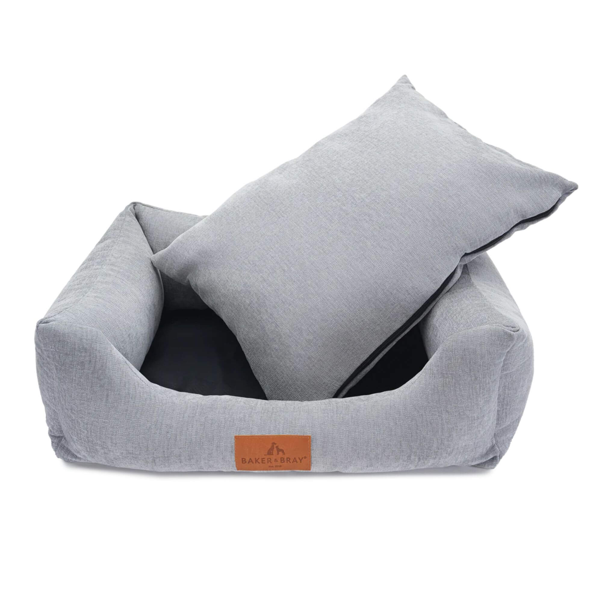 Baker & Bray Eco Luxe Orthopaedic Luxury Dog Bed - Stone Grey - Image 6