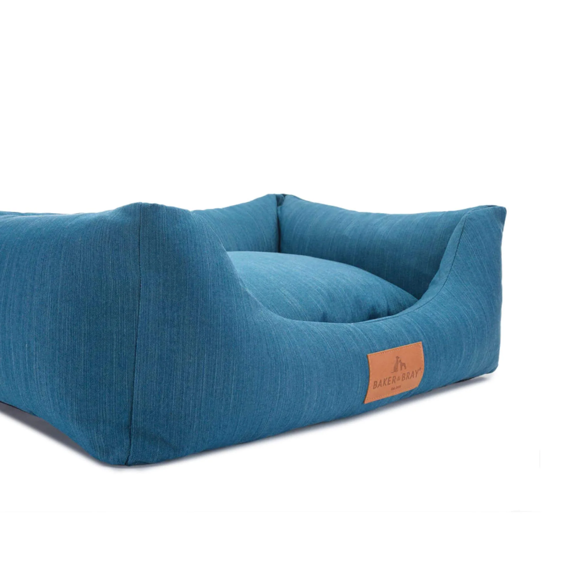 Baker & Bray Eco Luxe Orthopaedic Luxury Dog Bed - Teal - Image 5