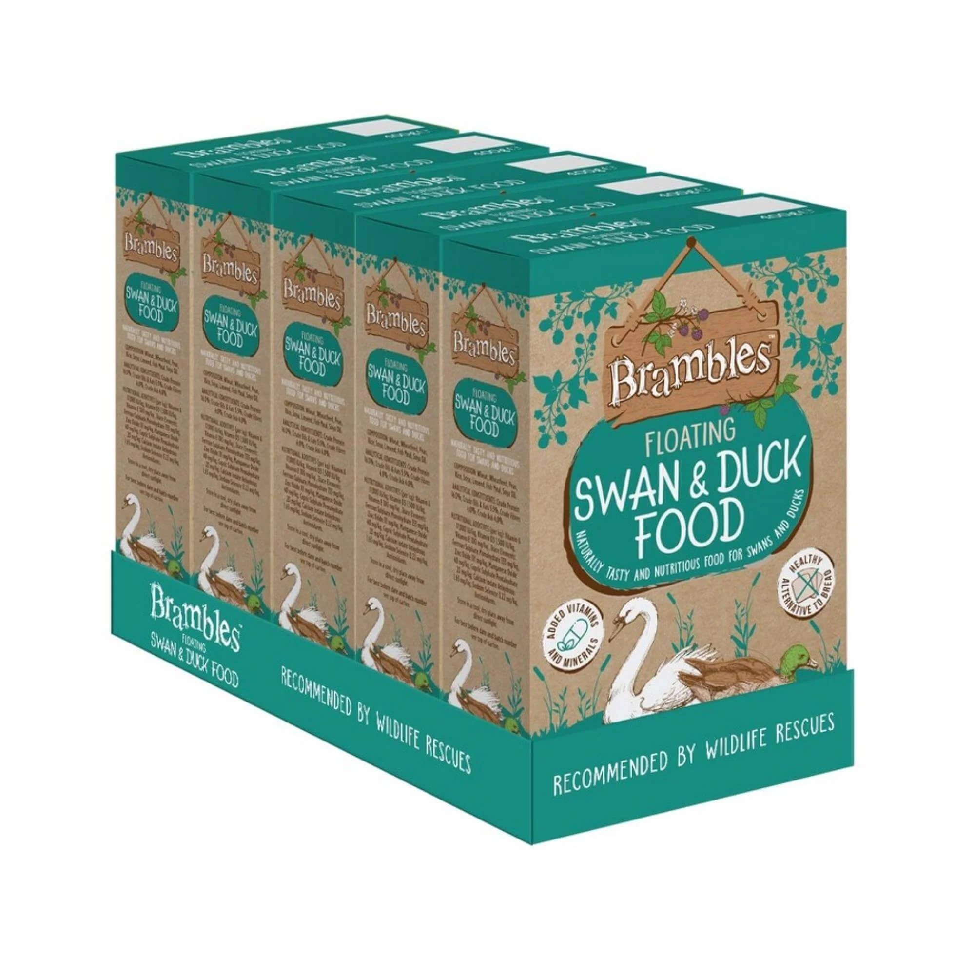 Brambles Floating Swan & Duck Food 400g x 5