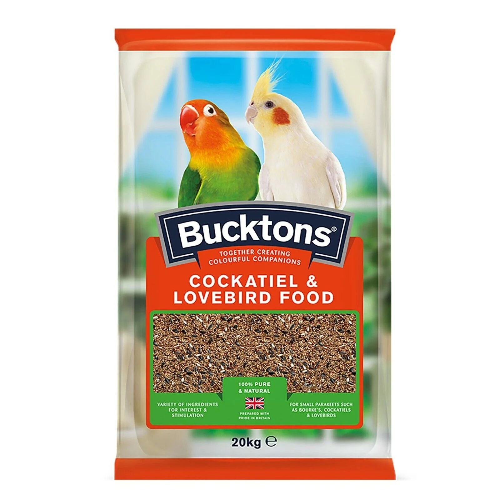 Bucktons Cockatiel & Lovebird Mix 20kg