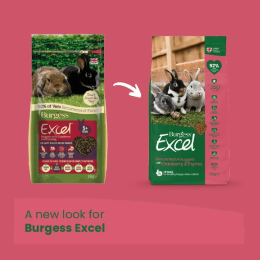 Burgess Excel Mature Rabbit Nuggets with Cranberry & Thyme 4 x 1.5kg - Image 4