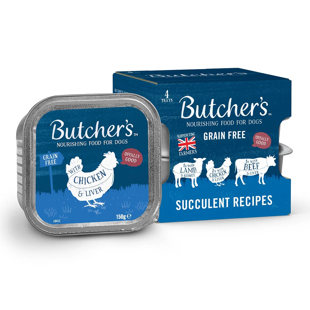 Butcher's Grain Free Succulent Recipes Dog Food 24 x 150g