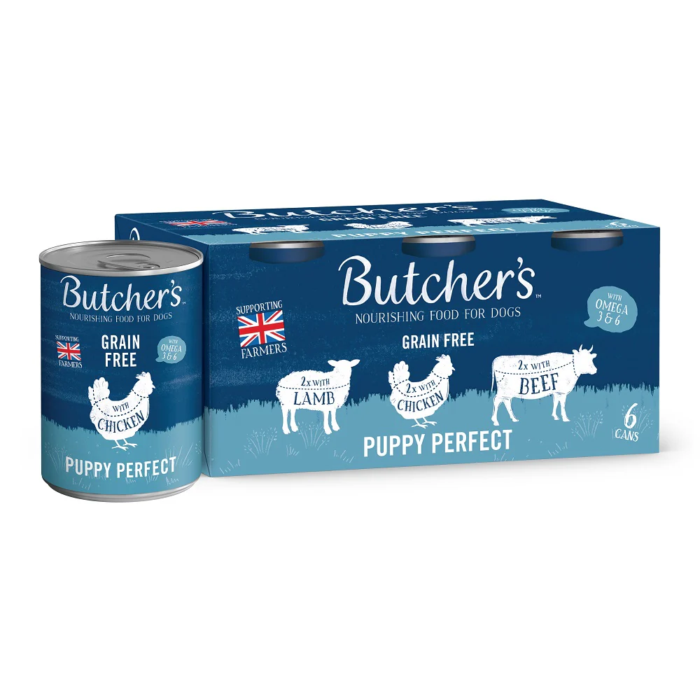 Butcher's Puppy Perfect Grain Free Tins 24 x 400g