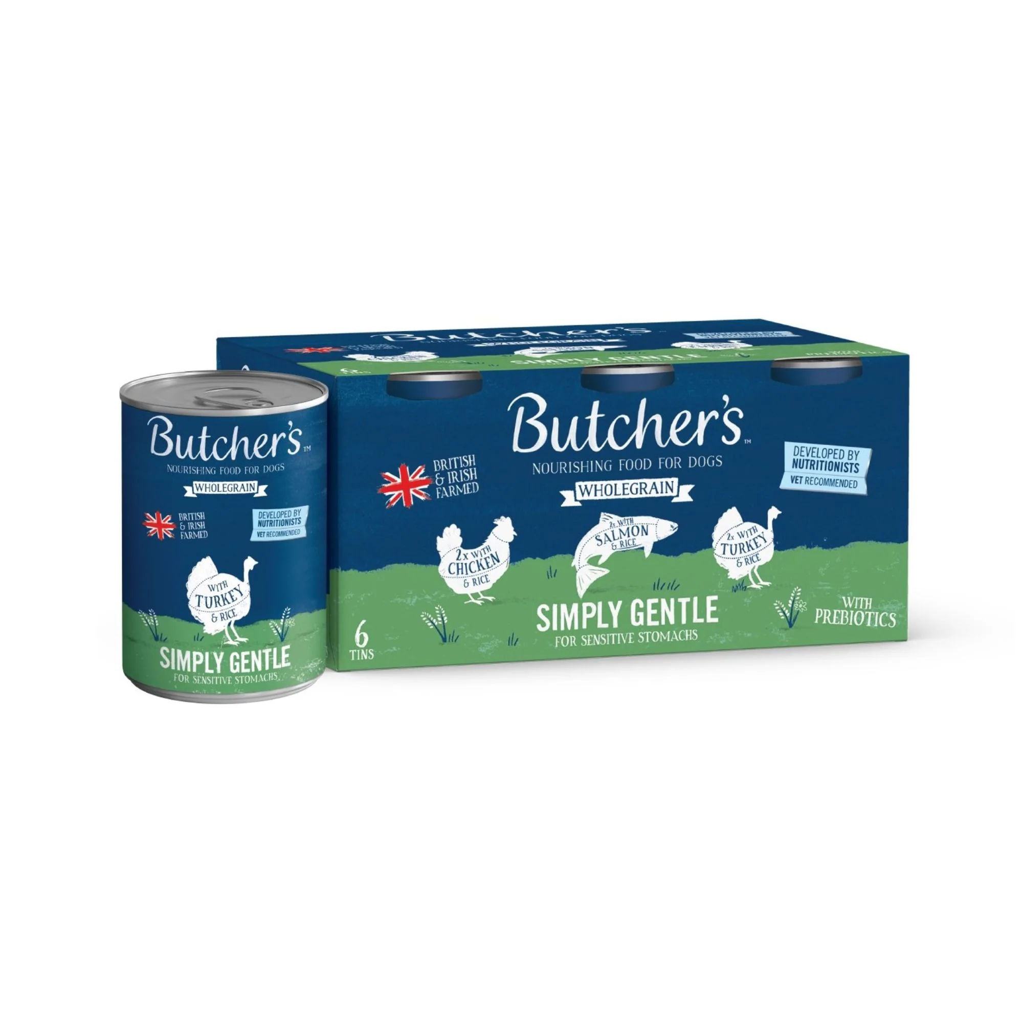 Butcher's Wholegrain Simply Gentle Tins 24 x 390g