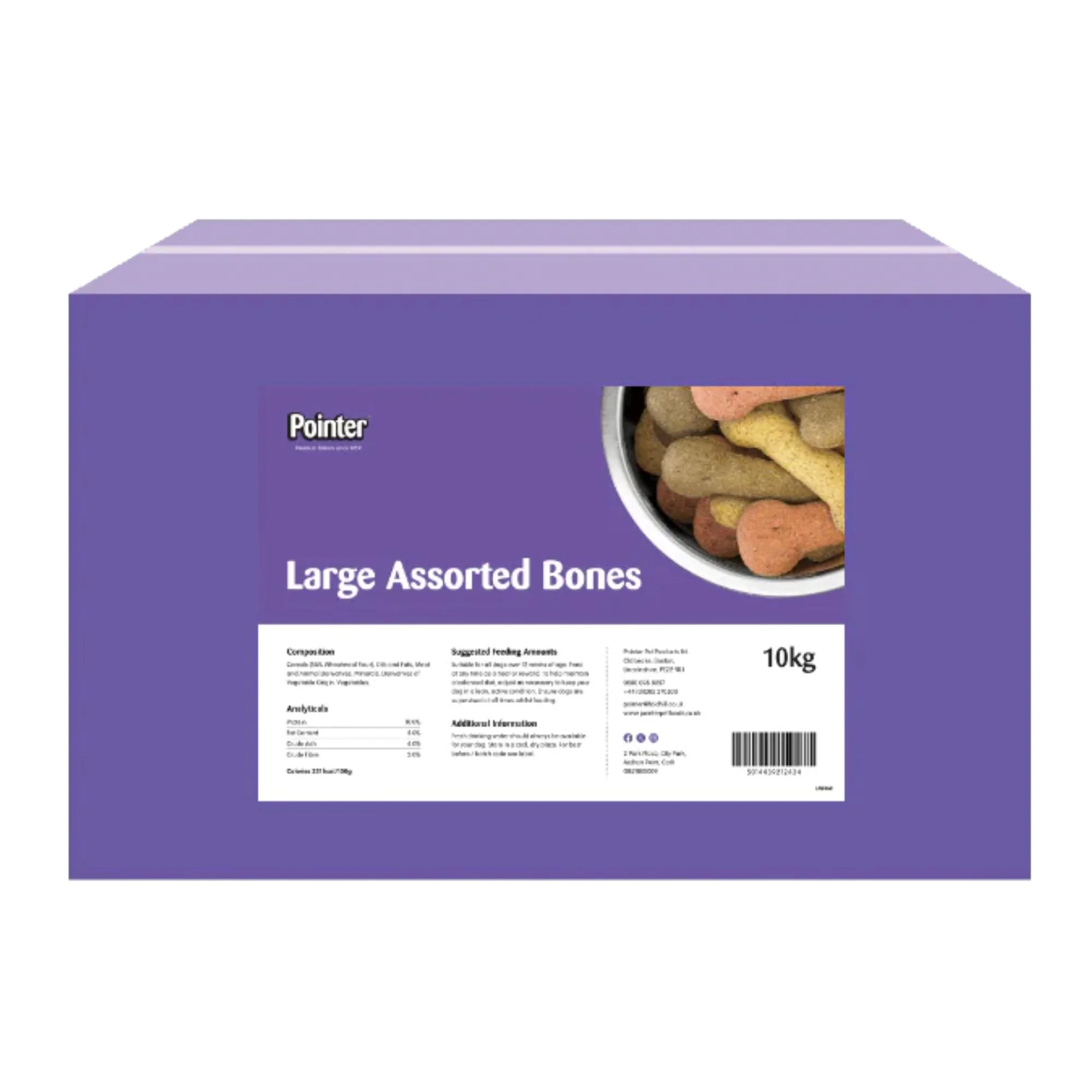 Pointer Assorted Large Biscuit Bones 10kg