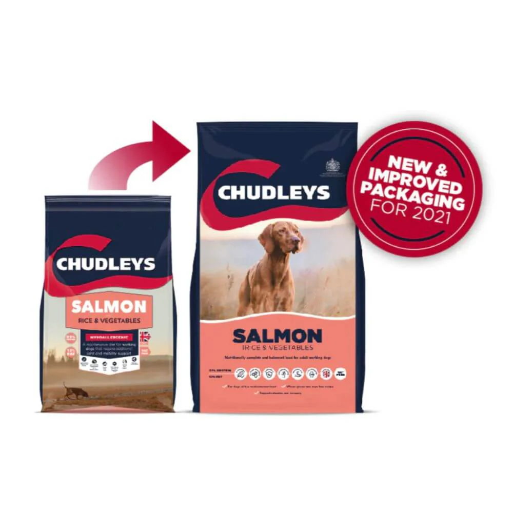 Chudleys Salmon Rice & Vegetables Hypoallergenic Dog Food 14kg - Image 3