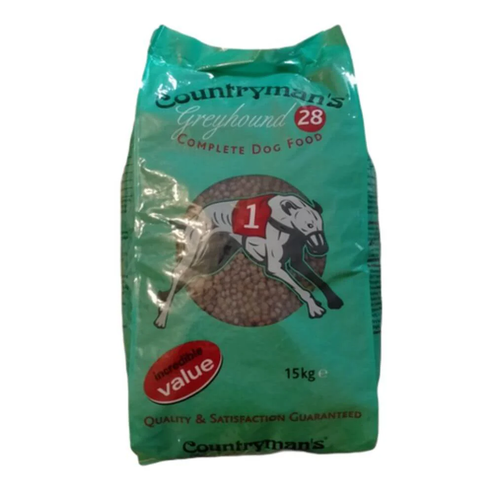 Countryman's Greyhound 28 Complete Dog Food 15kg