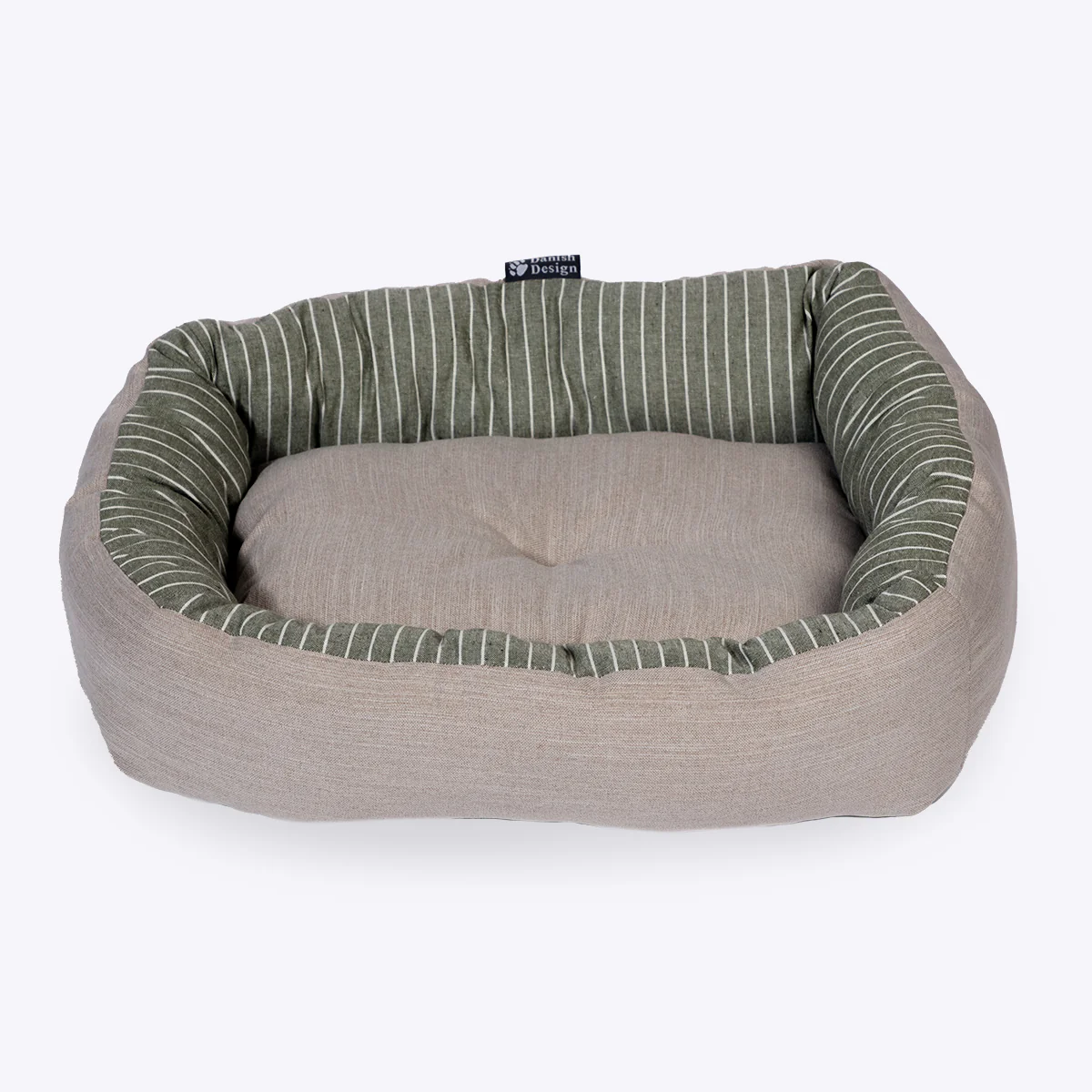 Danish Design Rustic Stripes Sage Snuggle Bed - Image 2