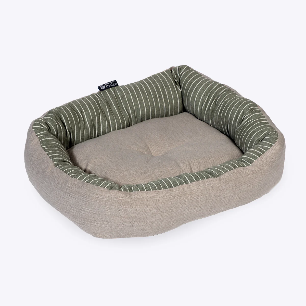Danish Design Rustic Stripes Sage Snuggle Bed - Image 3