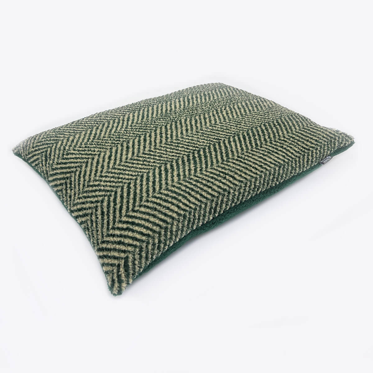 Danish Design Sherpa Fleece Green Herringbone Deep Duvet - Image 2