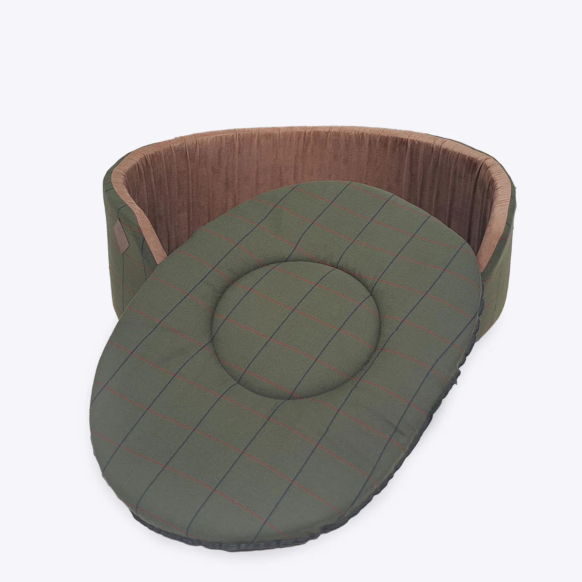 Danish Design Traditional Tweed Slumber Dog Bed - Image 2