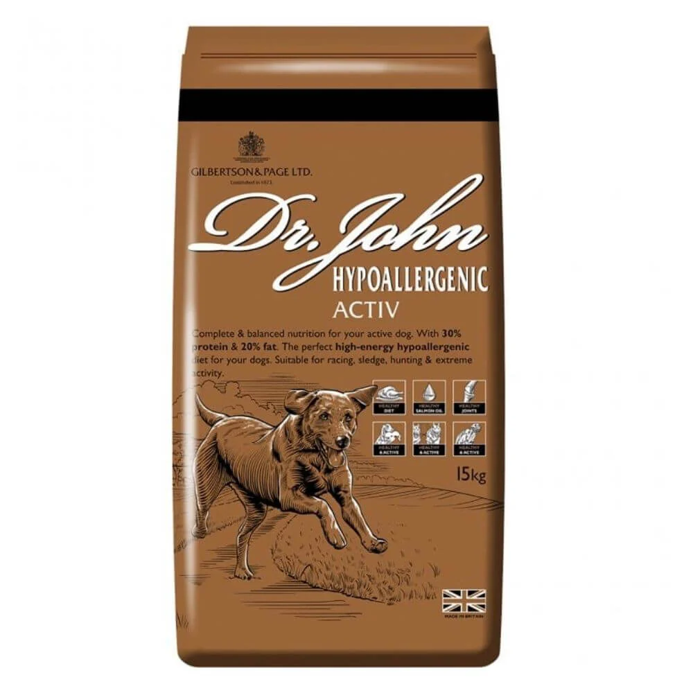 Dr John Hypoallergenic Activ Adult Dog Food 12.5kg