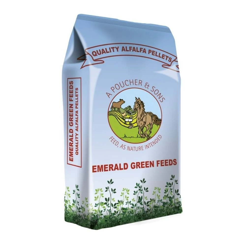 Emerald Green Feeds Alfalfa Pellets Horse Feed 20kg
