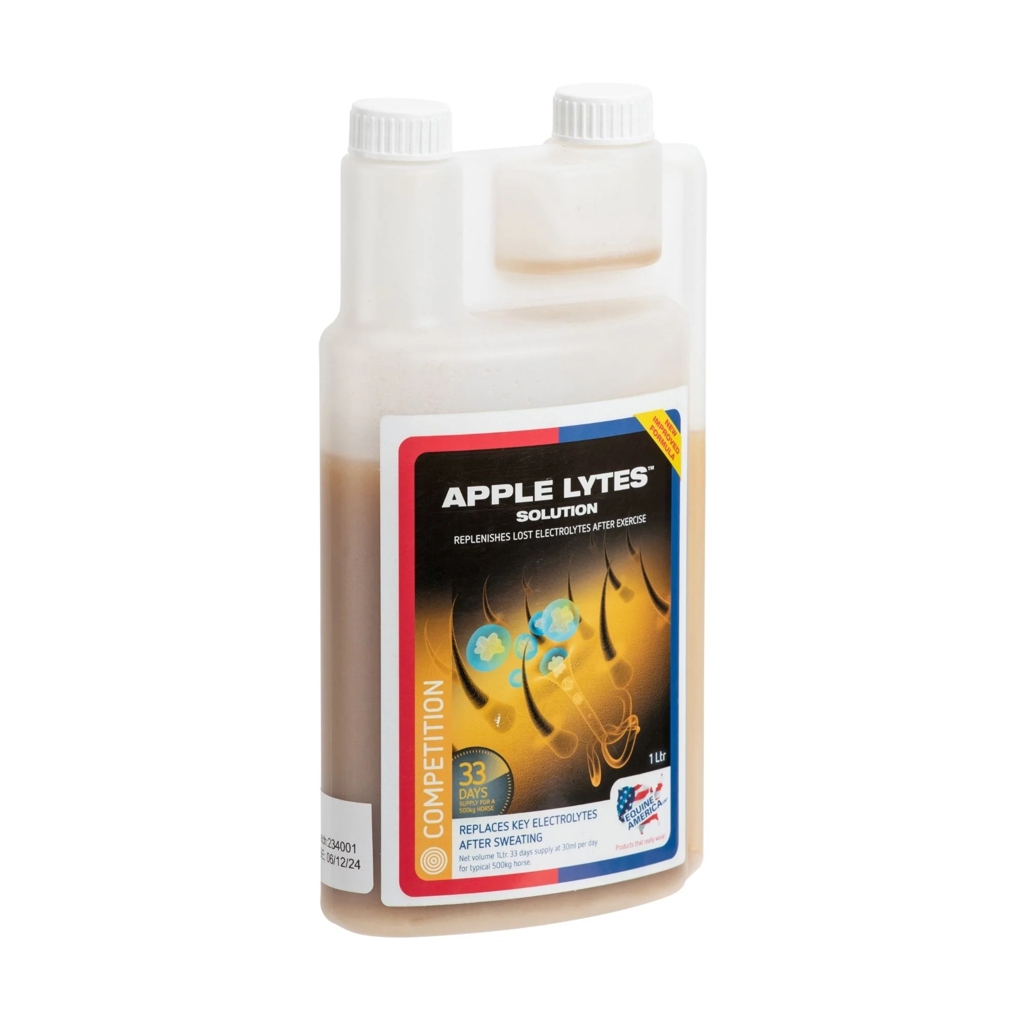 Equine America Apple Lytes Solution 1L