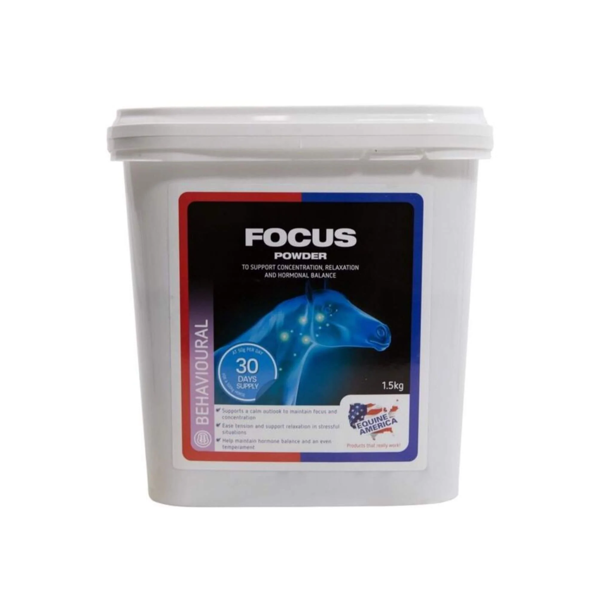 Equine America Focus Powder for Horses 1.5kg