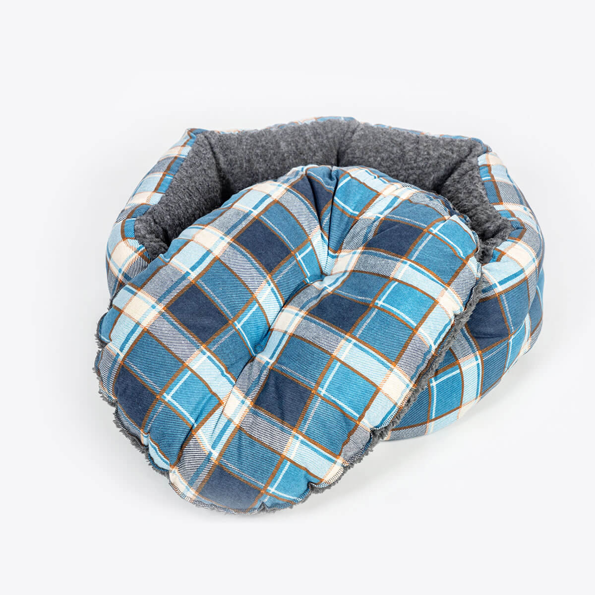 FatFace Fleece Check Deluxe Slumber Dog Bed - Image 3