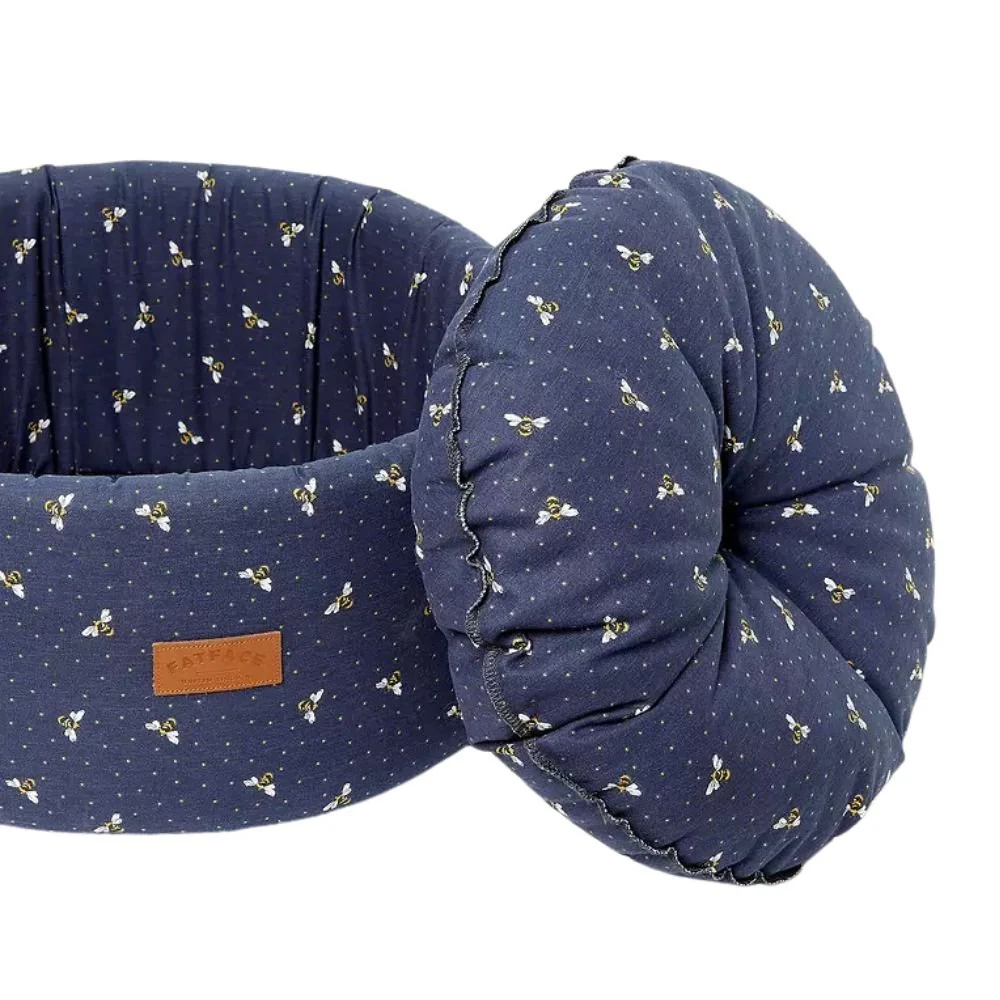 FatFace Spotty Bees Cat Cosy Bed - Image 4