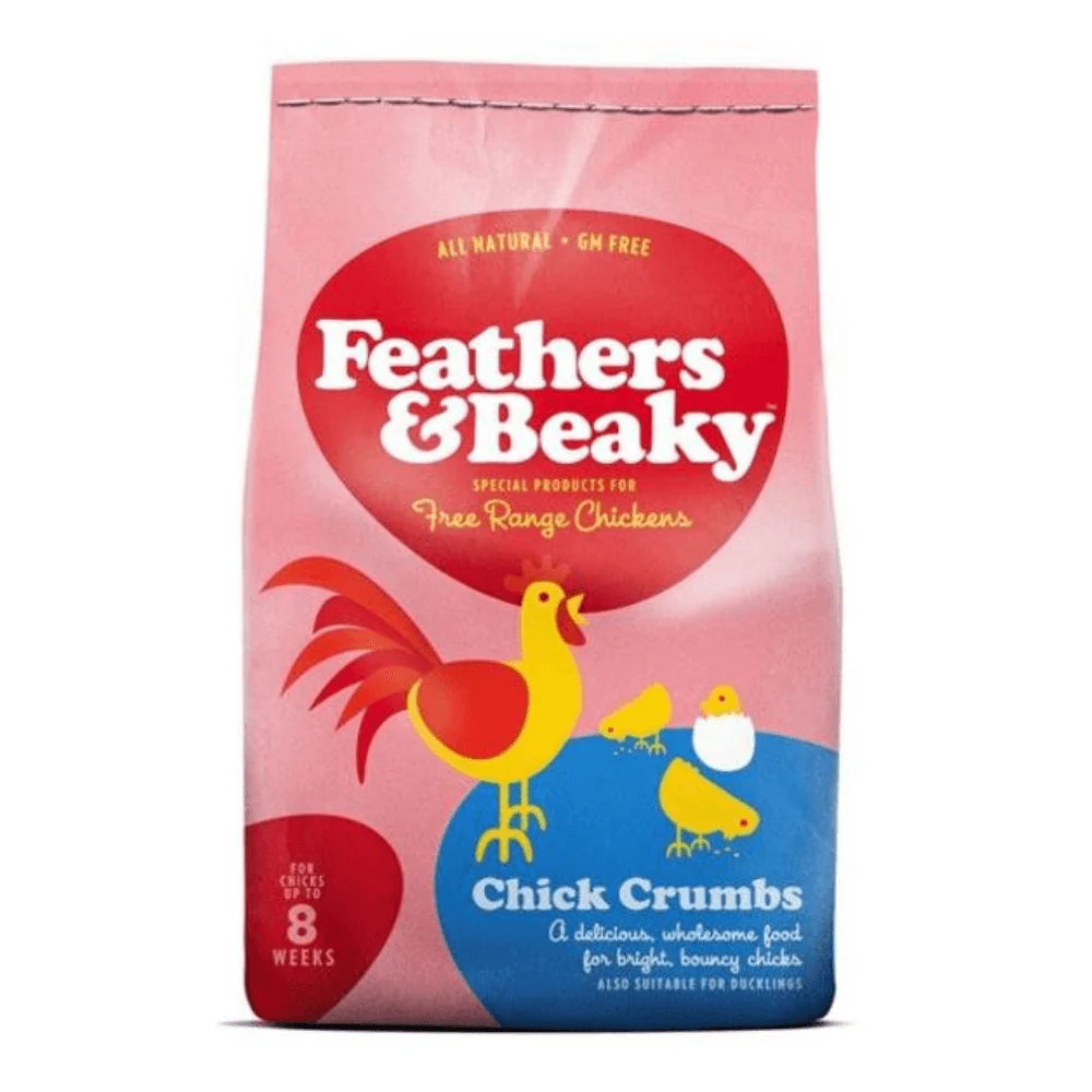 Feathers & Beaky Chick Crumbs Poultry Feed 4kg