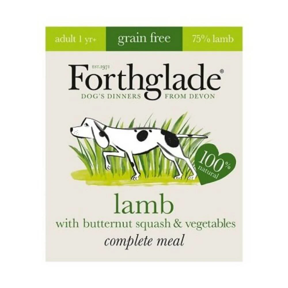Forthglade Complete Grain Free Lamb Adult Dog Food 18 x 395g