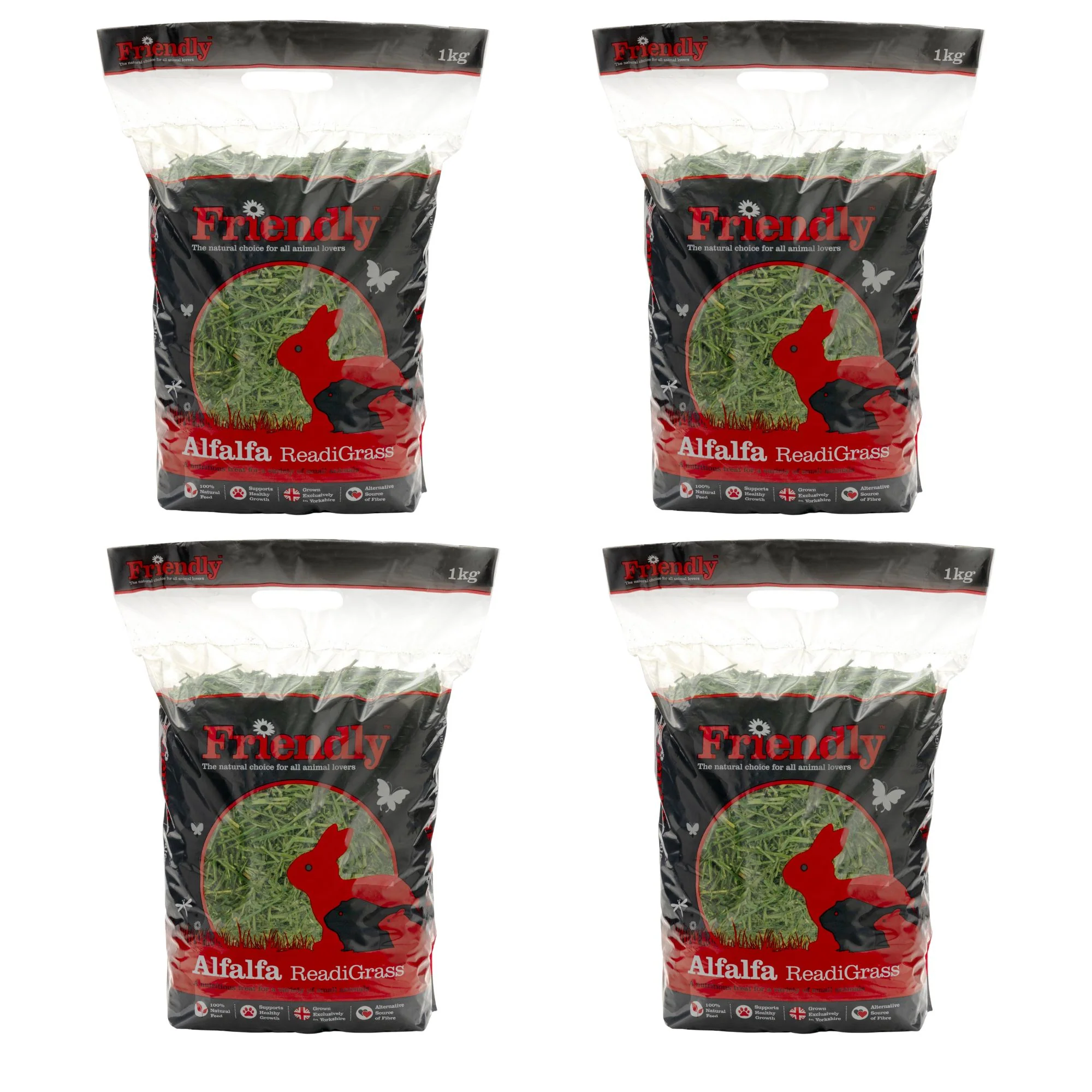 Friendly Alfalfa Readigrass Small Animal Food 4 x 1kg