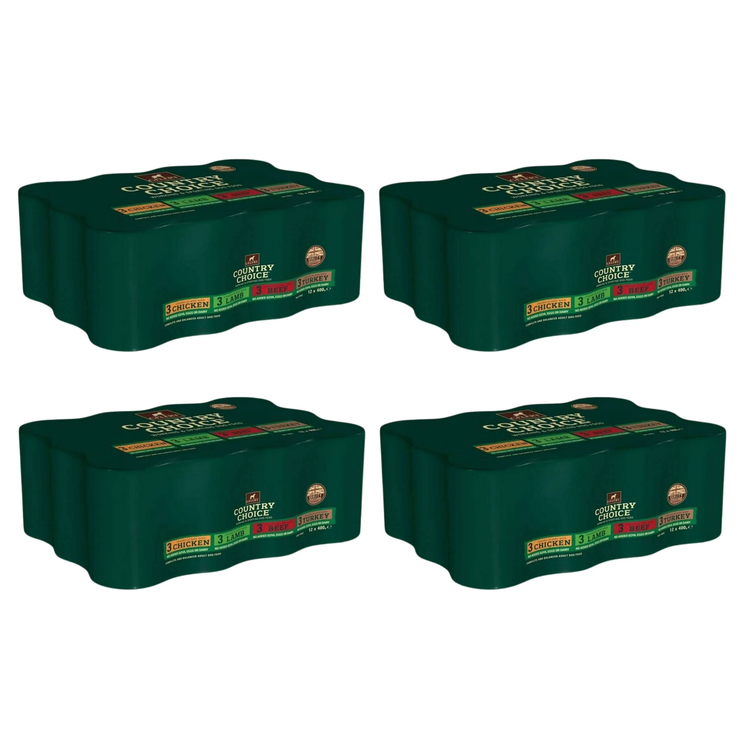 Gelert Country Choice Variety in Jelly Dog Food 400g x 48