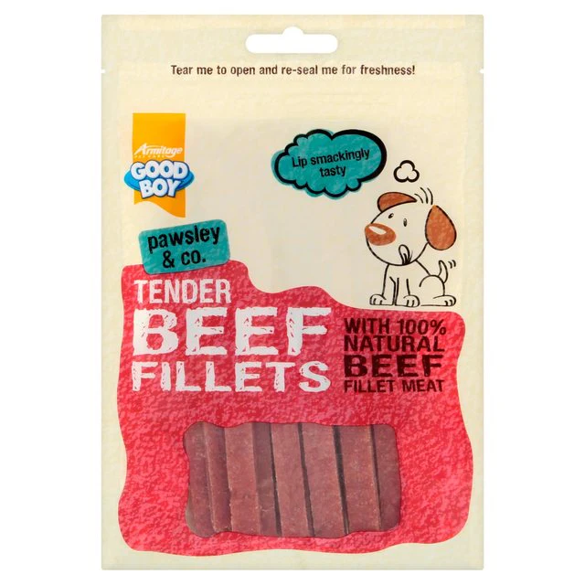 Good Boy Tender Beef Fillets Dog Treats 90g x 10 Packs - Image 5