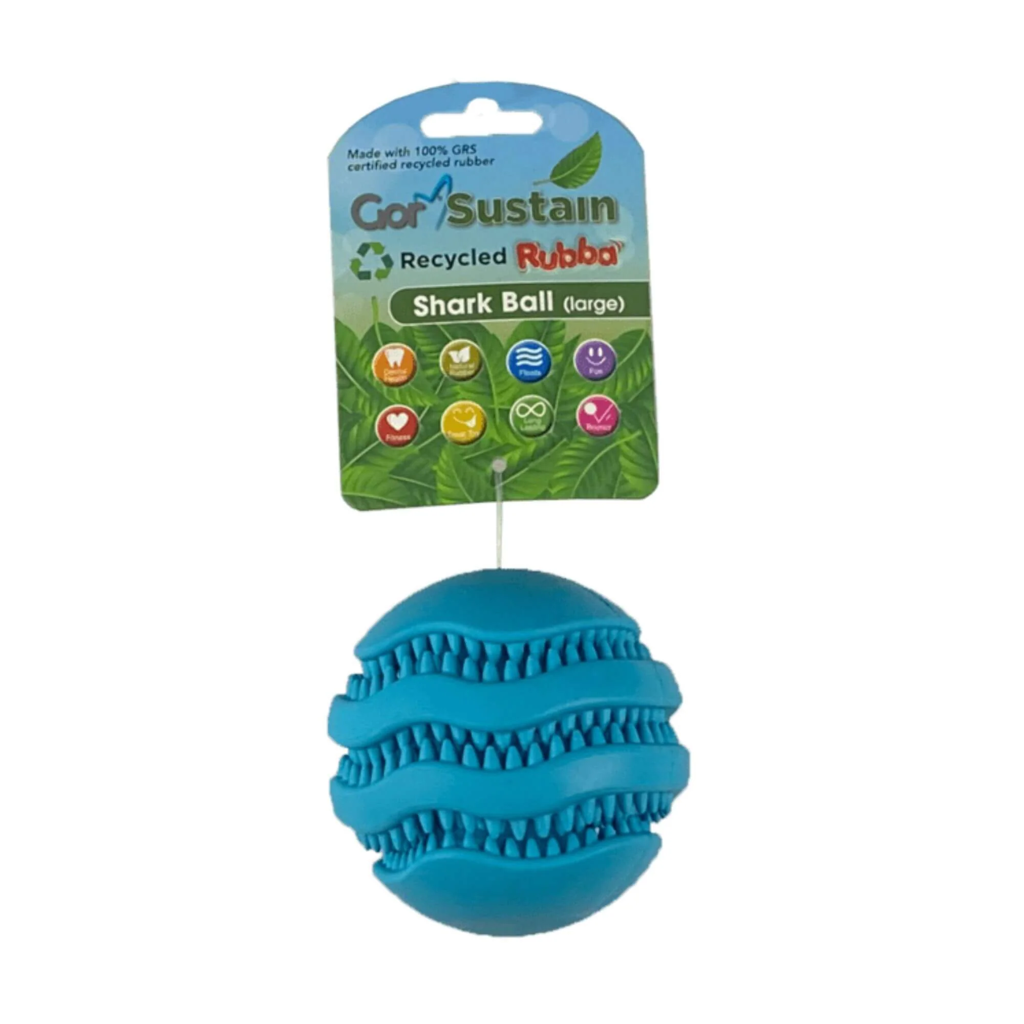 Gor Sustain Rubba Shark Dog Ball - Image 2