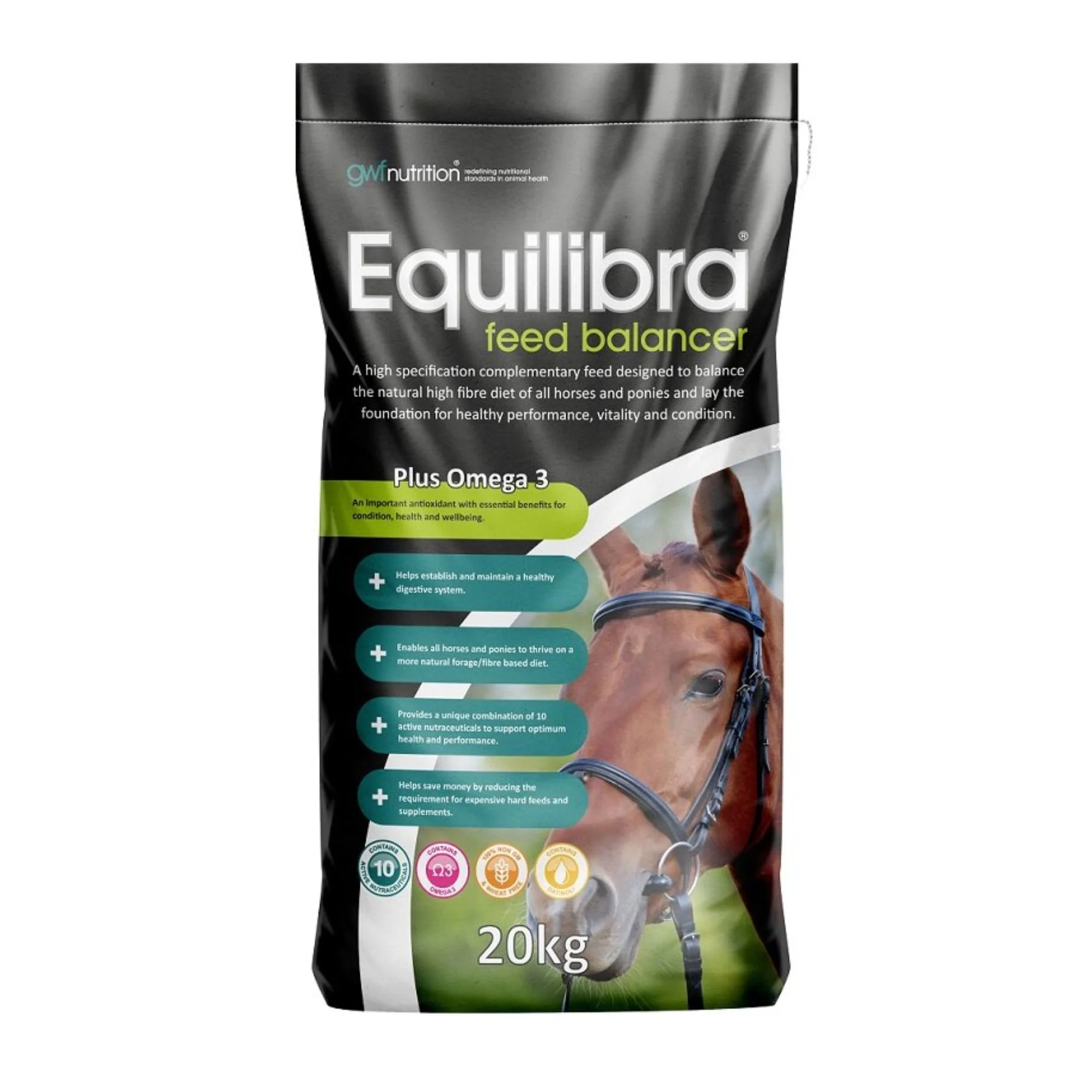 GWF Nutrition Equilibra 500 & Omega 3 20kg