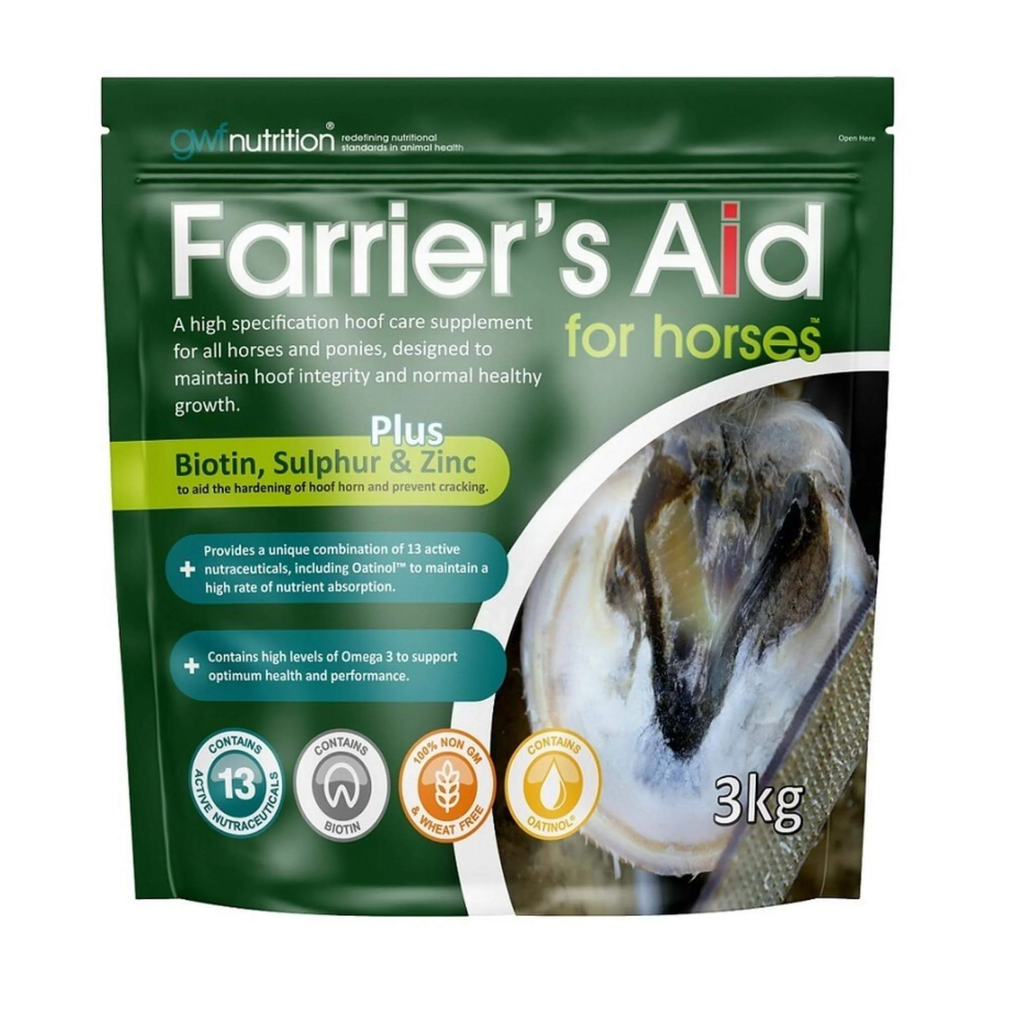 GWF Nutrition Farrier's Aid for Horses 3kg