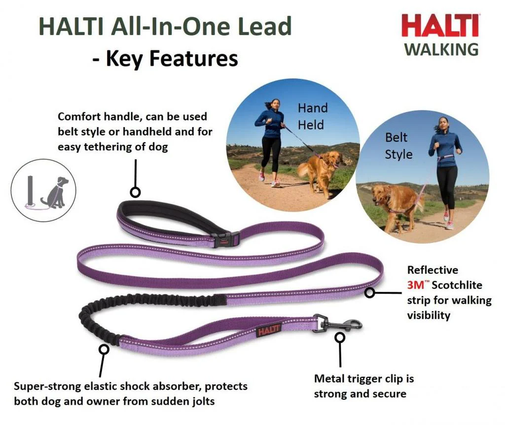 HALTI All-In-One Shock Absorption Dog Lead - Image 6