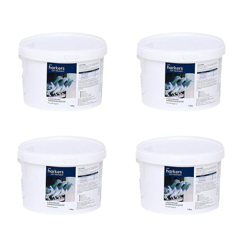 Harkers Loft Treatment Dry Disinfectant 4 x 1.8kg