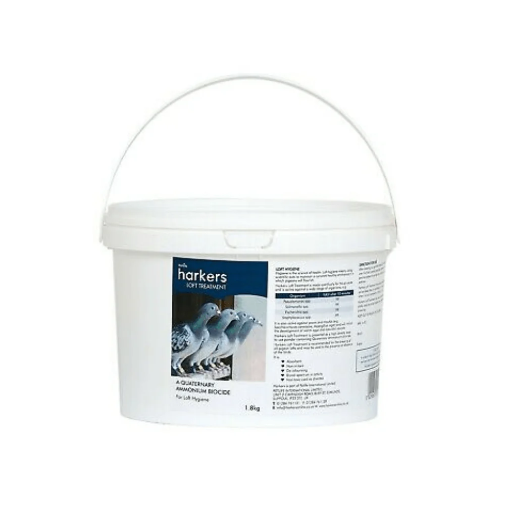 Harkers Loft Treatment Dry Disinfectant 4 x 1.8kg - Image 2