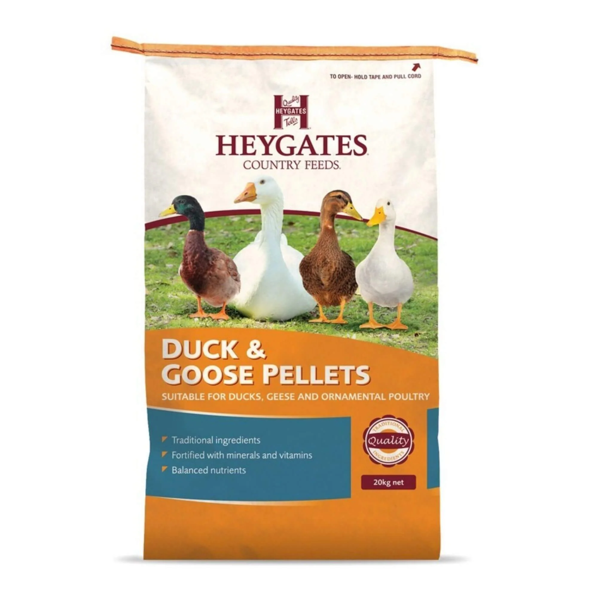 Heygates Duck & Goose Grower / Finisher Pellets 20kg