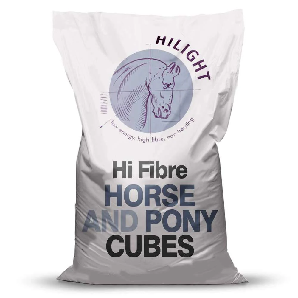 Hilight Hi Fibre Horse & Pony Cubes - 20kg