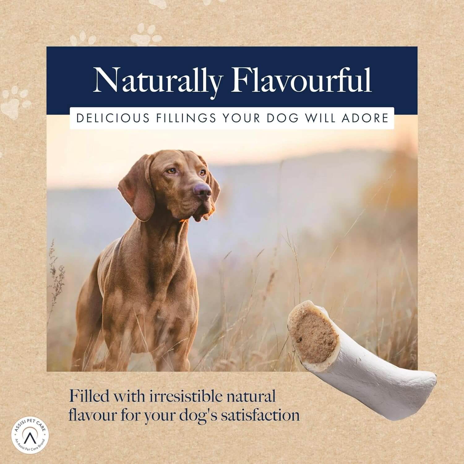 Hollings Filled Bone Venison Natural Dog Treat x 20 - Image 2