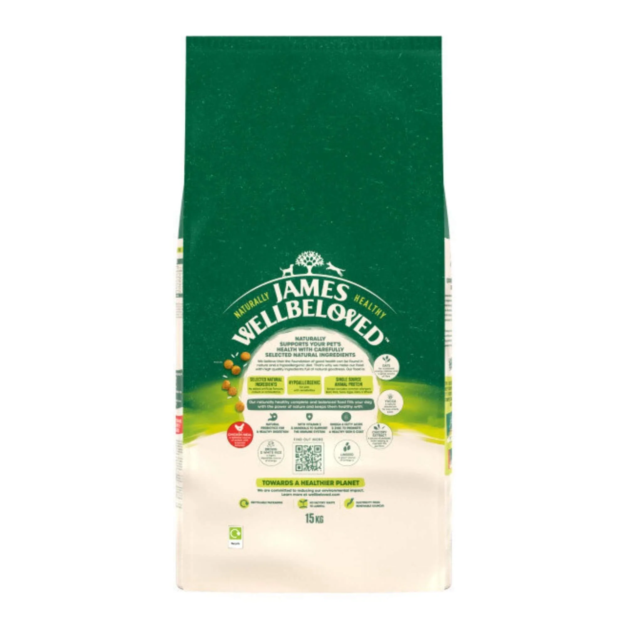 James Wellbeloved Adult Chicken & Rice 15kg - Image 2
