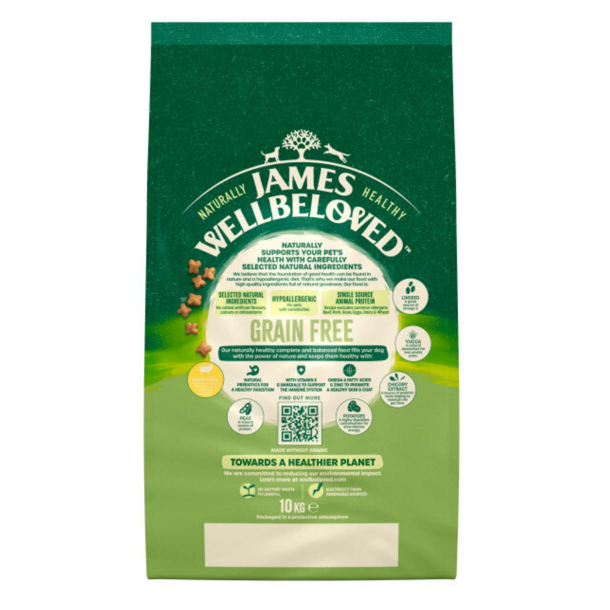 James Wellbeloved Adult Grain Free Lamb & Vegetable 10kg - Image 3
